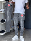 Calça Jogador Cinza Brow Jeans