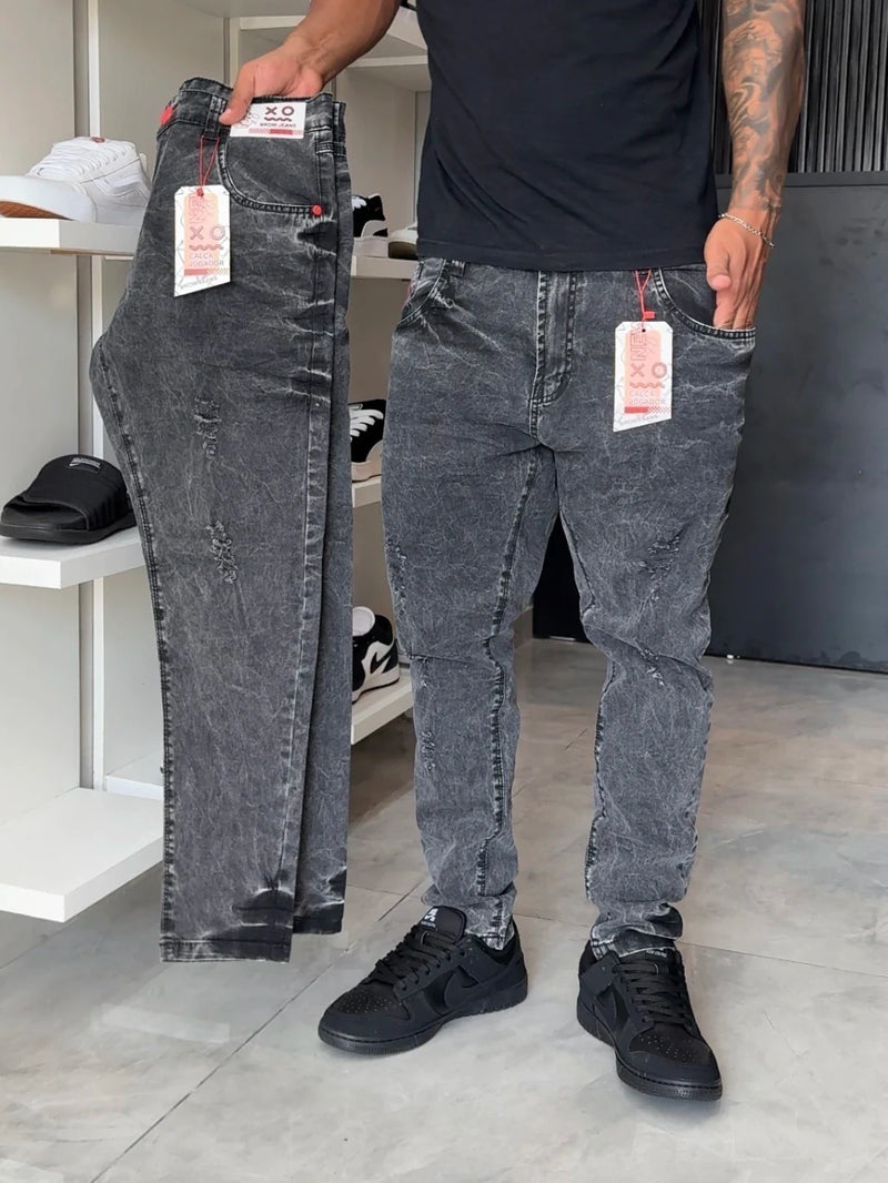 Calça Jogador Preta Brow Jeans
