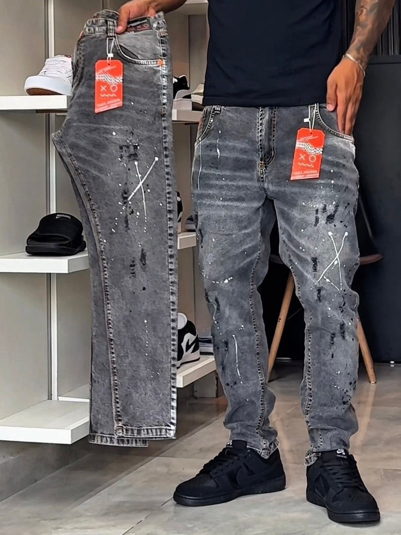 Calça Jogador Cinza Brow Jeans