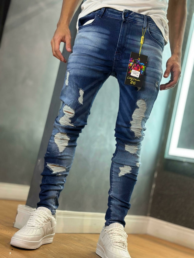 Calça Jeans Jogador City Denim (Original)
